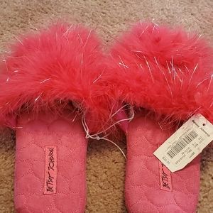 Hot Pink Betsy Johnson Slippers